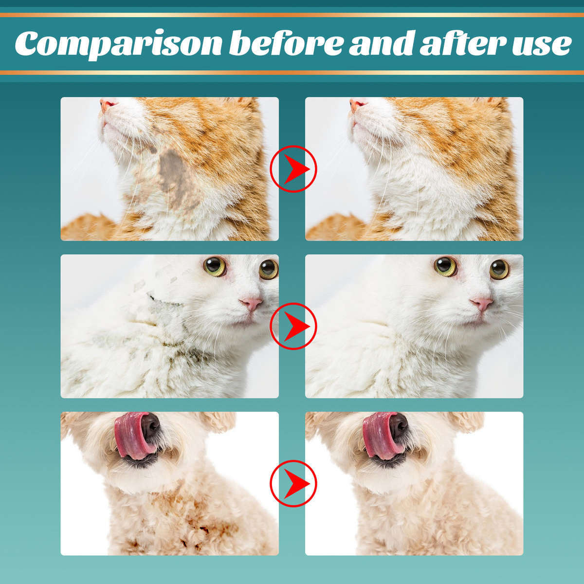VOPPI FreshPaw Grooming Glove Wipes for Dogs & Cats